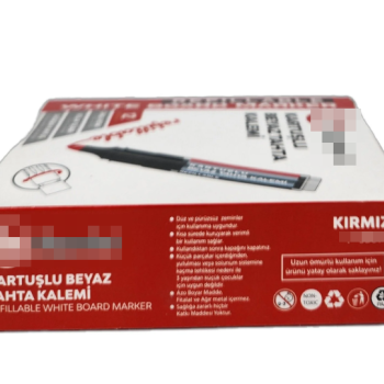 KARTUŞLU TAHTA KALEMİ KIRMIZI 12Lİ KARTUŞLU TAHTA KALEMİ KIRMIZI 12Lİ