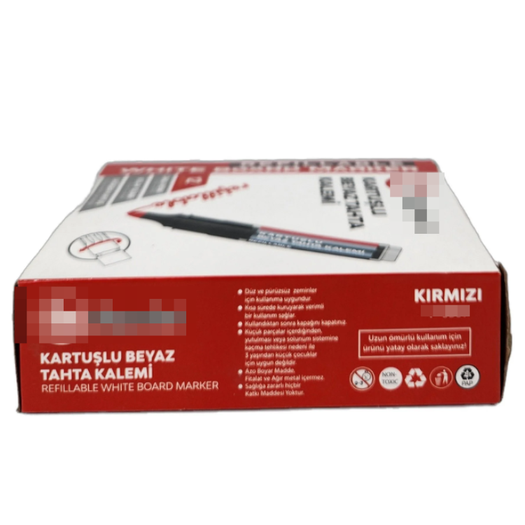 KARTUŞLU TAHTA KALEMİ KIRMIZI