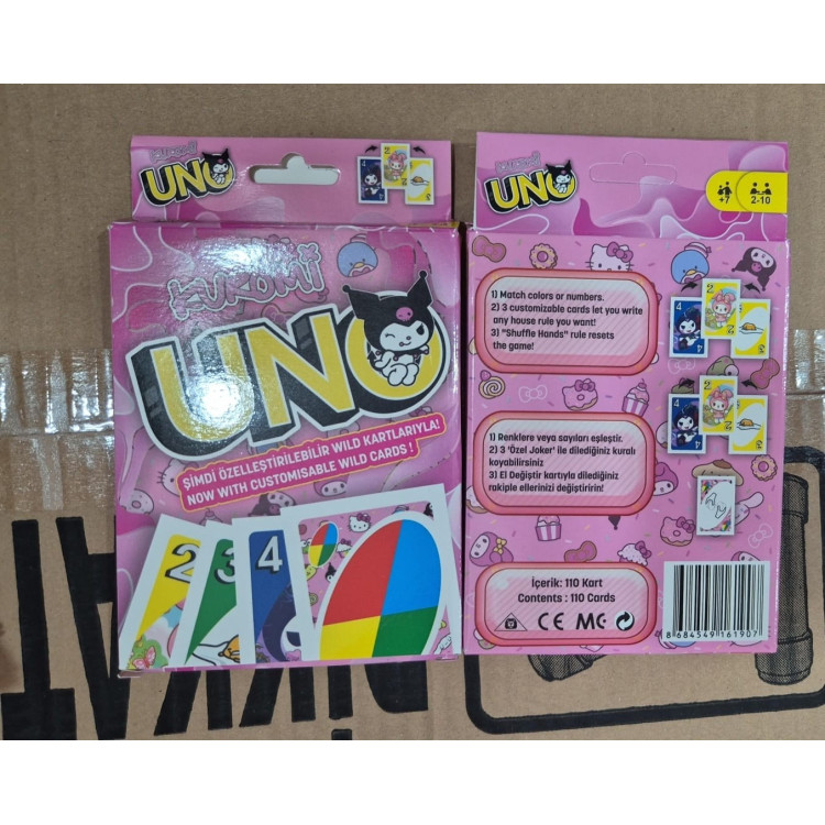 UNO OYUN KARTI KUROMİ