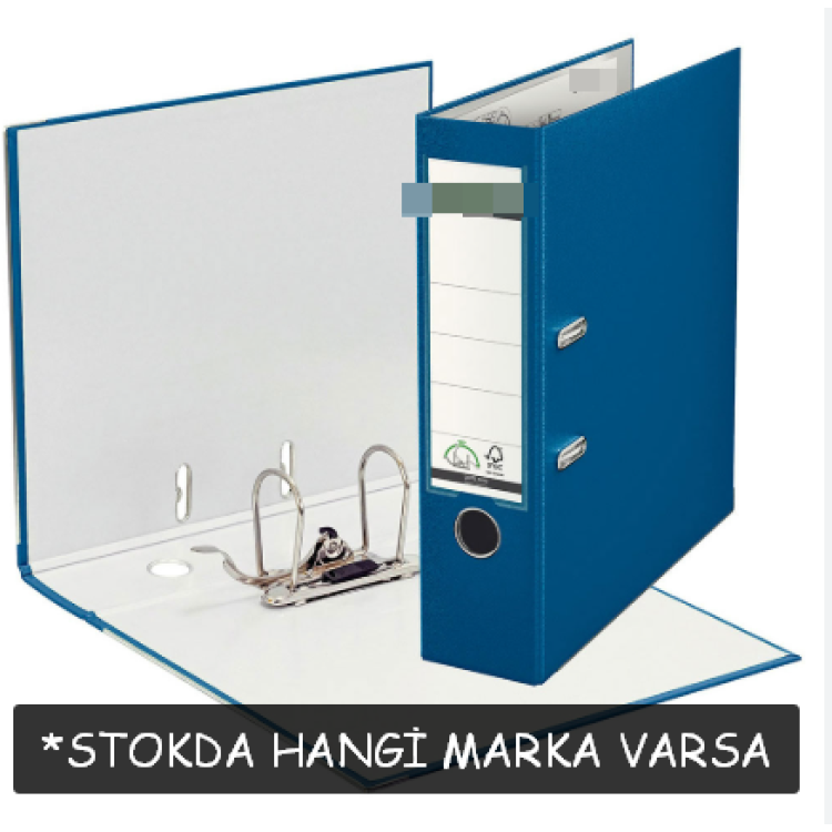 KLASÖR PLASTİK GENİŞ -MAVİ- PAPER *30
