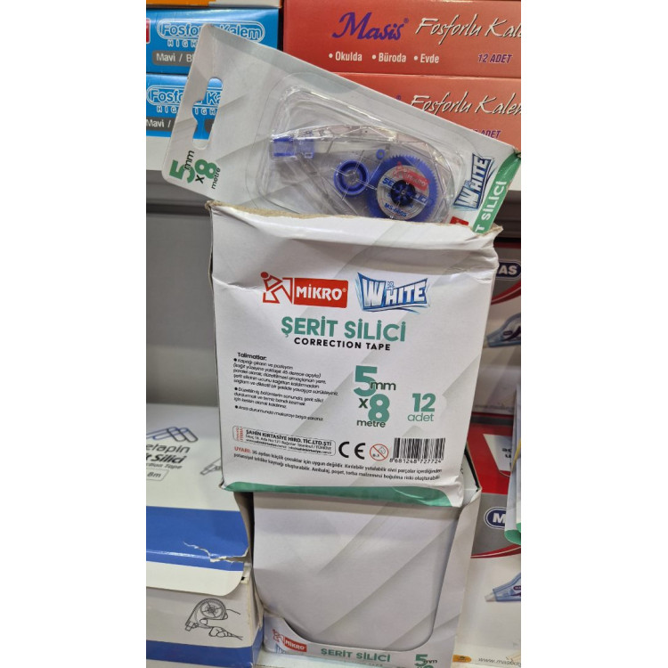 MİKRO MS-6605-12 5MMx8MT ŞERİT SİLİCİ