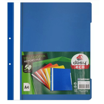 DOSY ECO TELLİ DOSYA MAVİ DOSY ECO TELLİ DOSYA MAVİ