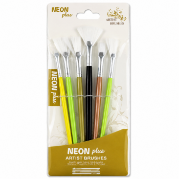 NEONPLUS-43 6'LI YELPAZE FIRÇA SETİ 12Lİ