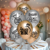 Metalik Balon Baskılı 100'lü -Team Bride- -helyum-