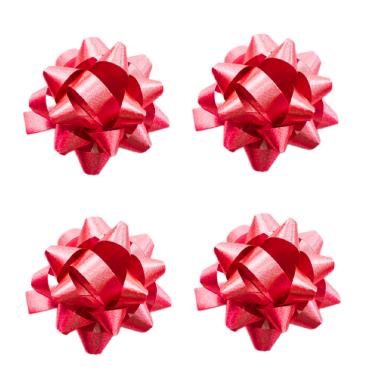 No:2 Fiyonk 100lü Plain -Kırmızı-