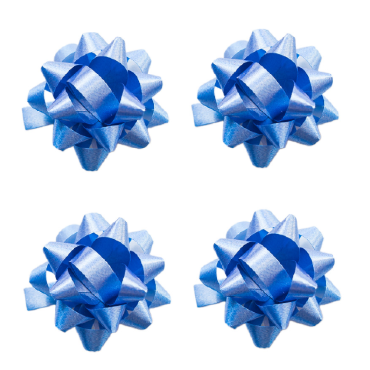 No:2 Fiyonk 100lü Plain -Mavi-