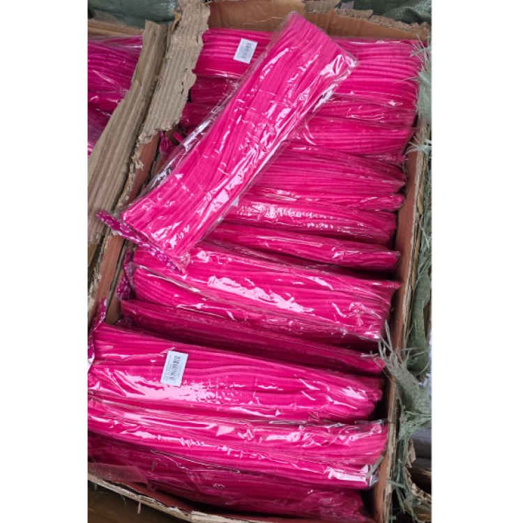 TEK RENK 30CM ŞÖNİL 100LÜ -PEMBE