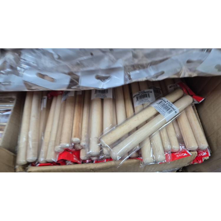 Ahşap Ritim Çubuğu 2Li Takım  (Kalın)