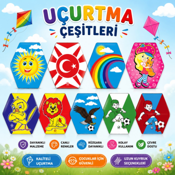 ALTIGEN HAZIR İPLİ (40mt) ÇITALI UÇURTMA 85x70CM (KOLİ BAZINDA) -KEY