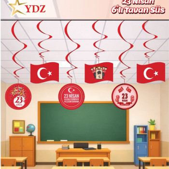 6'LI TAVAN SÜS 23 NİSAN BAYRAMI