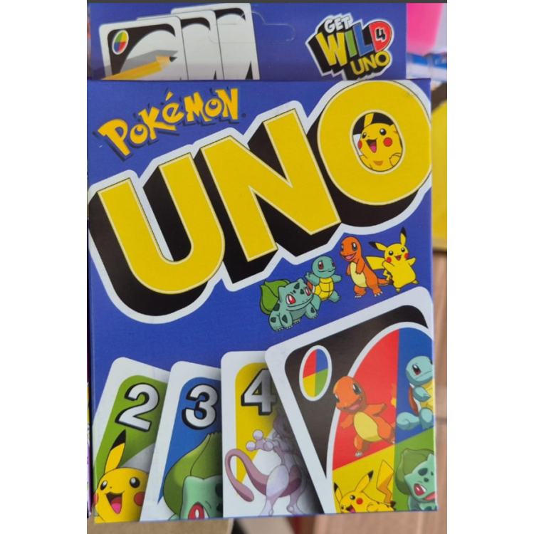UNO POKEMON OYUN KARTI