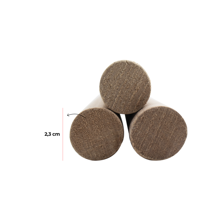 Ahşap Ritim Çubuğu 2Li Takım  (Kalın)