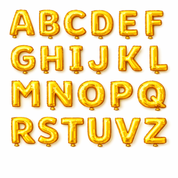 HARF 40 İNC GOLD RENK FOLYO BALON 100 CM (30LUSET)