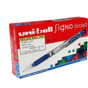 Uniball Signo Broad UM153 İMZA KALEMİ 1.0mm (BOX12) MAVİ Uniball Signo Broad UM153 İMZA KALEMİ 1.0mm (BOX12) MAVİ