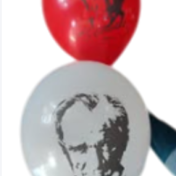 Balon Ata, Atatürk 12inc (POŞET100) *29EKİM Balon Ata, Atatürk 12inc (POŞET100) *29EKİM