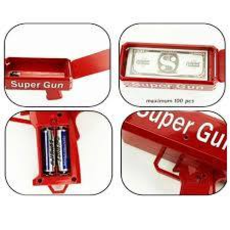 Money Gun - Para Saçma Atma Tabancası