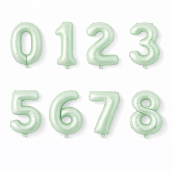 RAKAM 34 İNC RETRO MAVİ RENK FOLYO BALON 76 CM (10LUSET)