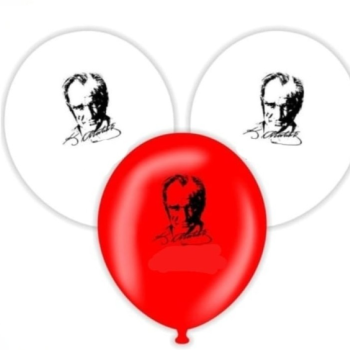 Balon Ata, Atatürk 12inc (POŞET100) *29EKİM Balon Ata, Atatürk 12inc (POŞET100) *29EKİM