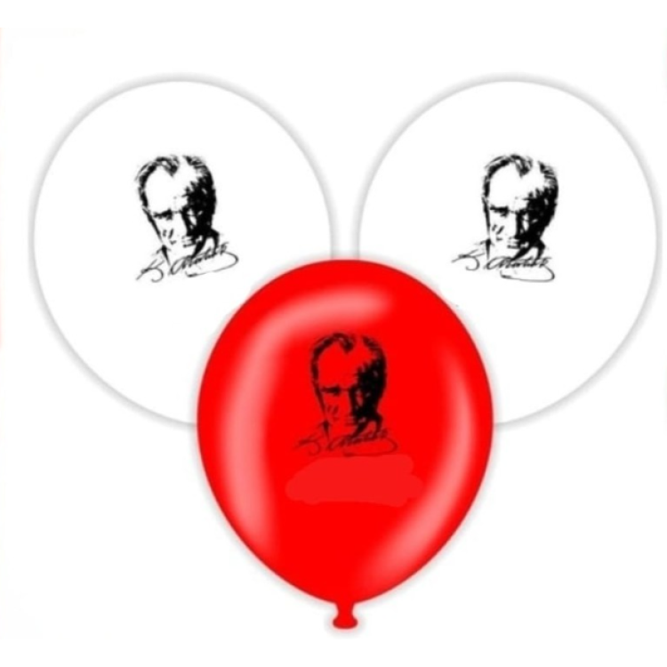 Balon Ata, Atatürk 12inc (POŞET100) 23nisan/29ekim