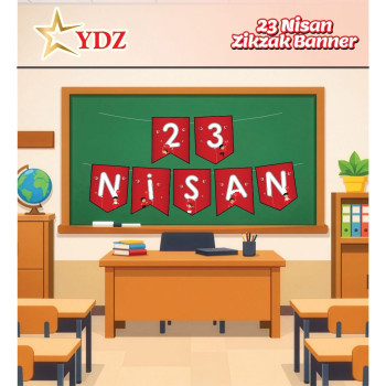 ZİKZAK BANNER 23 NİSAN BAYRAMI