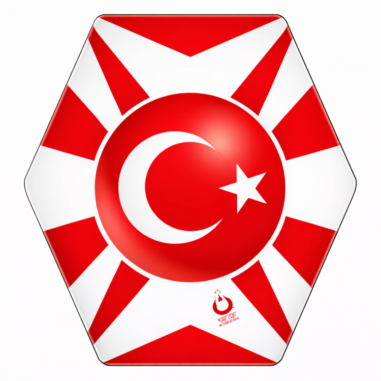 23 NİSAN BAYRAK ALTIGEN HAZIR İPLİ (40mt) ÇITALI UÇURTMA 85x70CM (KOLİ BAZINDA) -KEY