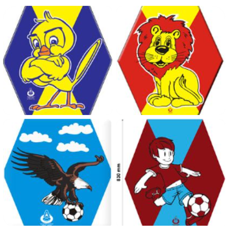 TARAFTAR ALTIGEN HAZIR İPLİ (40mt) ÇITALI UÇURTMA 85x70CM (KOLİ BAZINDA) -KEY