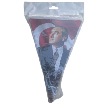 Üçgen Kağıt Flama Atatürk  (100SET ÜSTÜ ALIMLARDA) *23nisan Üçgen Kağıt Flama Atatürk  (100SET ÜSTÜ ALIMLARDA) *23nisan