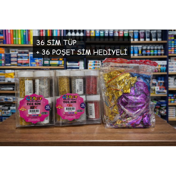 FCX FC-10 TUZLUKLU SİM 36 LI + 36  POŞET SİM HEDİYELİ