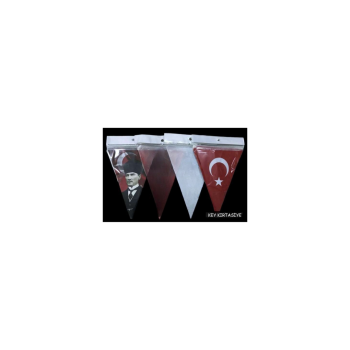 Üçgen Kağıt Flama BAYRAK - ATA (100SET KARIŞIK) *23nisan Üçgen Kağıt Flama BAYRAK - ATA (100SET KARIŞIK) *23nisan