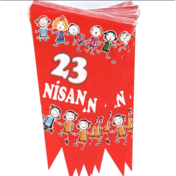 Üçgen Kağıt Flama 23 nisan  (50SET ÜSTÜ ALIMLARDA) *23nisan