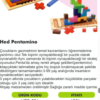 HED PENTAMİNO HED PENTAMİNO