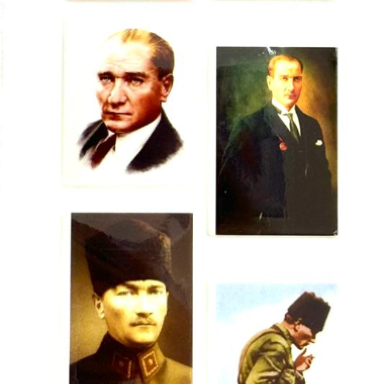 EK-004 KÜÇÜK STİCKER 20Lİ ATATÜRK