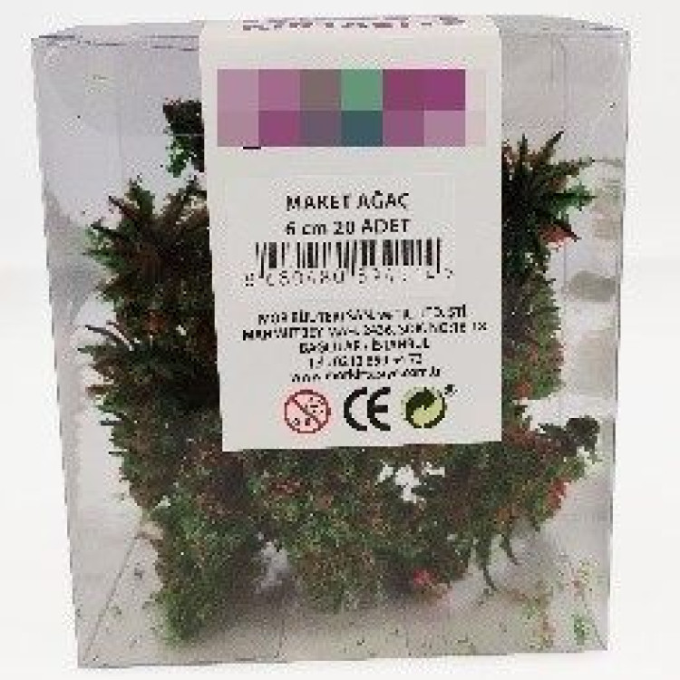 MAKET AĞAÇ 6 CM 20Lİ