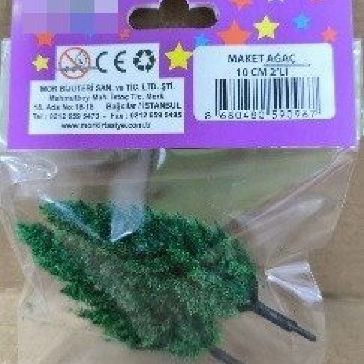 MAKET AĞAÇ 10 CM 2'LI