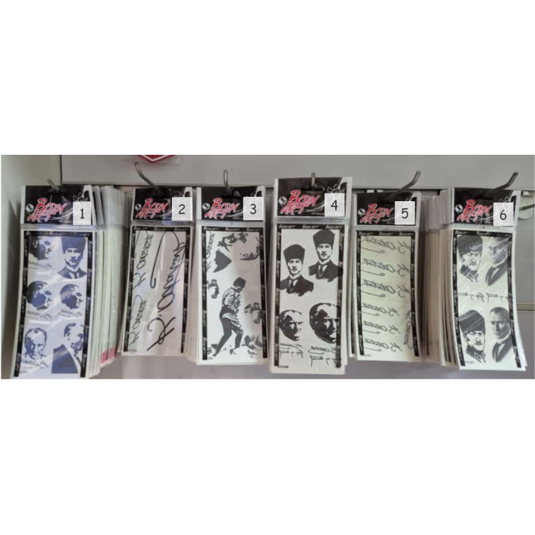 DÖGME STİCKER ATATÜRK İMZALI