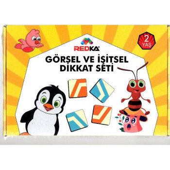 REDKA GÖRSEL VE İŞİTSEL DİKKAT SETİ 2 YAŞ 9786259786704 REDKA GÖRSEL VE İŞİTSEL DİKKAT SETİ 2 YAŞ 9786259786704