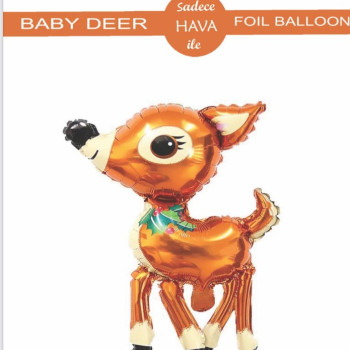 Baby Geyik Folyo Balon 3915 63X43CM Baby Geyik Folyo Balon 3915 63X43CM