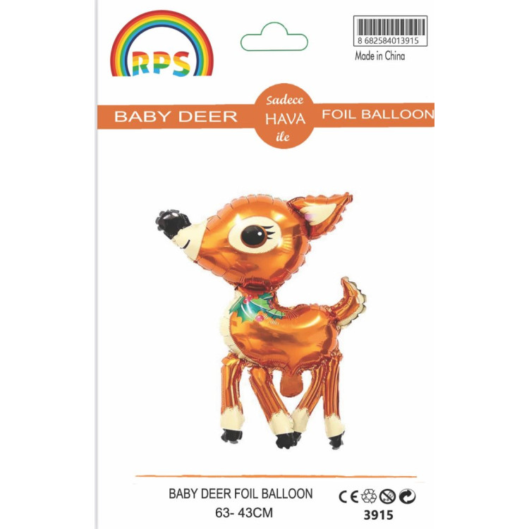 Baby Geyik Folyo Balon 3915 63X43CM