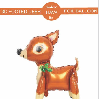 3D Geyik Folyo Balon 3908 59X55CM 3D Geyik Folyo Balon 3908 59X55CM