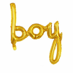 BOY GOLD FOLYO BALON 60 CM