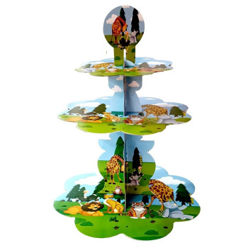 SAFARİ BASKILI KEK STANDI SAFARİ BASKILI KEK STANDI