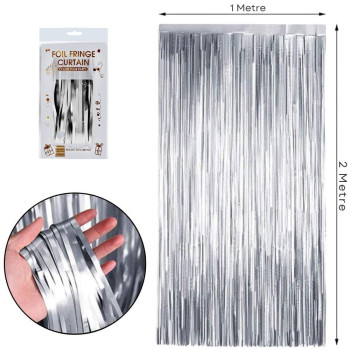 İTHAL METALİZE GÜMÜŞ ARKA PLAN PERDESİ 2*1m İTHAL METALİZE GÜMÜŞ ARKA PLAN PERDESİ 2*1m