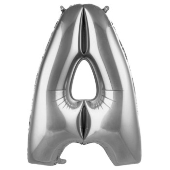 A- HARF 40 İNC GÜMÜŞ RENK BALON 100 CM A- HARF 40 İNC GÜMÜŞ RENK BALON 100 CM