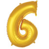 6- RAKAM 40 İNC GOLD RENK BALON 100 CM 6- RAKAM 40 İNC GOLD RENK BALON 100 CM