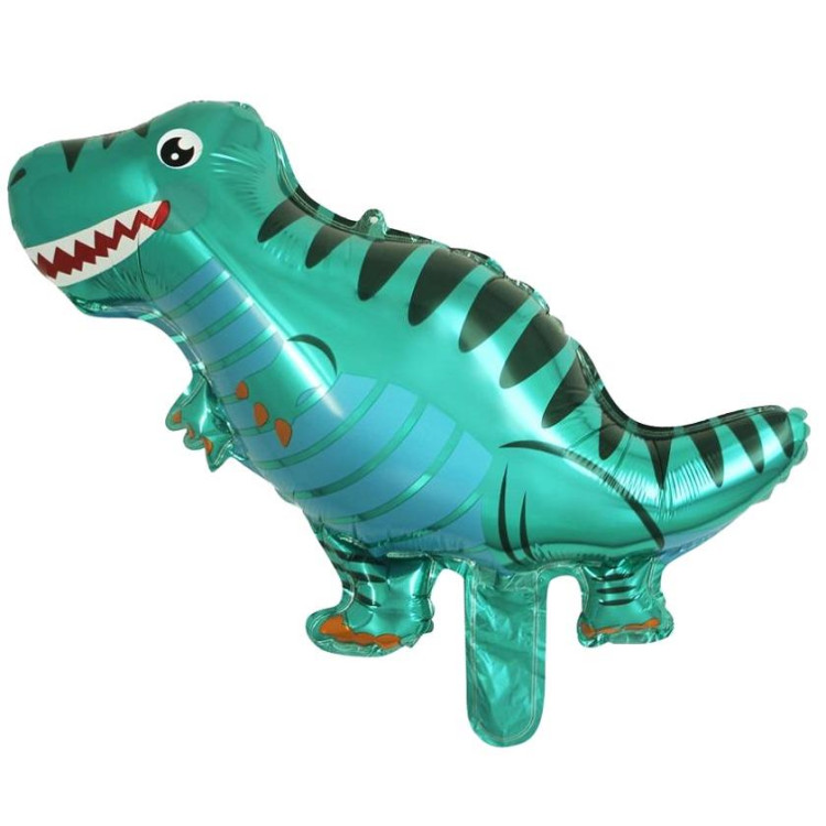 17 İNC YEŞİL DİNAZOR FOLYO BALON