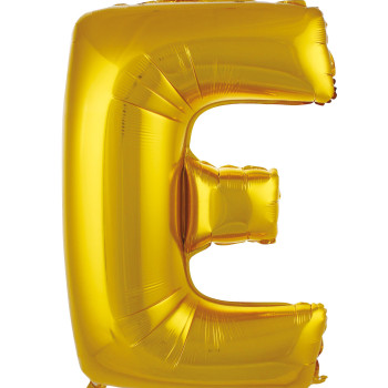 E- HARF 40 İNC GOLD RENK BALON 100 CM E- HARF 40 İNC GOLD RENK BALON 100 CM