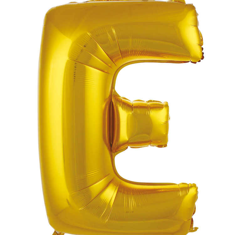 E- HARF 40 İNC GOLD RENK BALON  100 CM