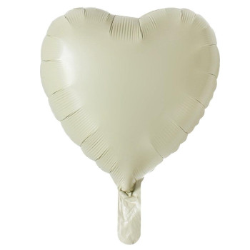 18 İNC KALP KREM RENK FOLYO BALON 18 İNC KALP KREM RENK FOLYO BALON