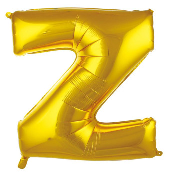 Z- HARF 40 İNC GOLD RENK BALON 100 CM Z- HARF 40 İNC GOLD RENK BALON 100 CM