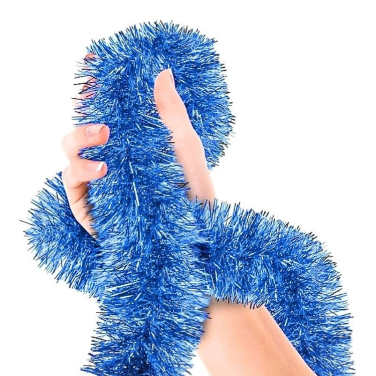 2 MT TEKLİ METALİZE MAVİ SİM BAĞ